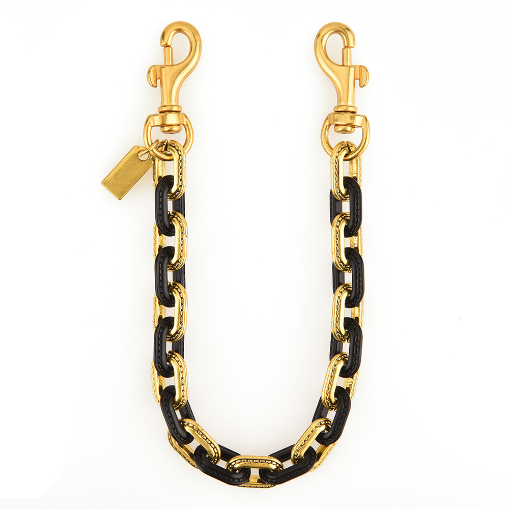 Vintage Fashion Ornaments - Vintage Bag Waist Ornament Black Gold