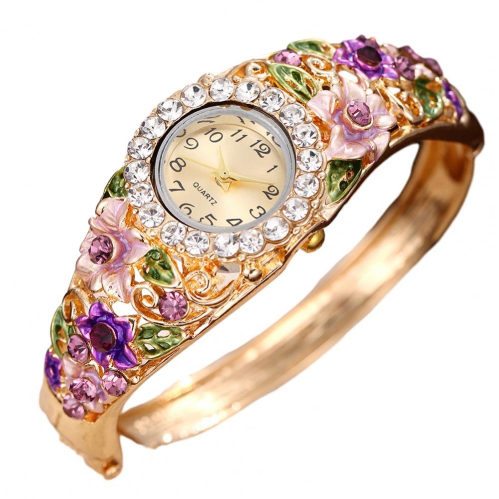 Vintage Fashion Week - Rich In Flowers Vintage Watch Round