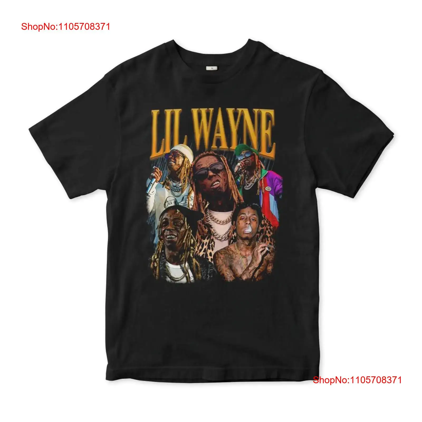 Vintage Fashion Collage - Lil Wayne Collage T Shirt Cotton