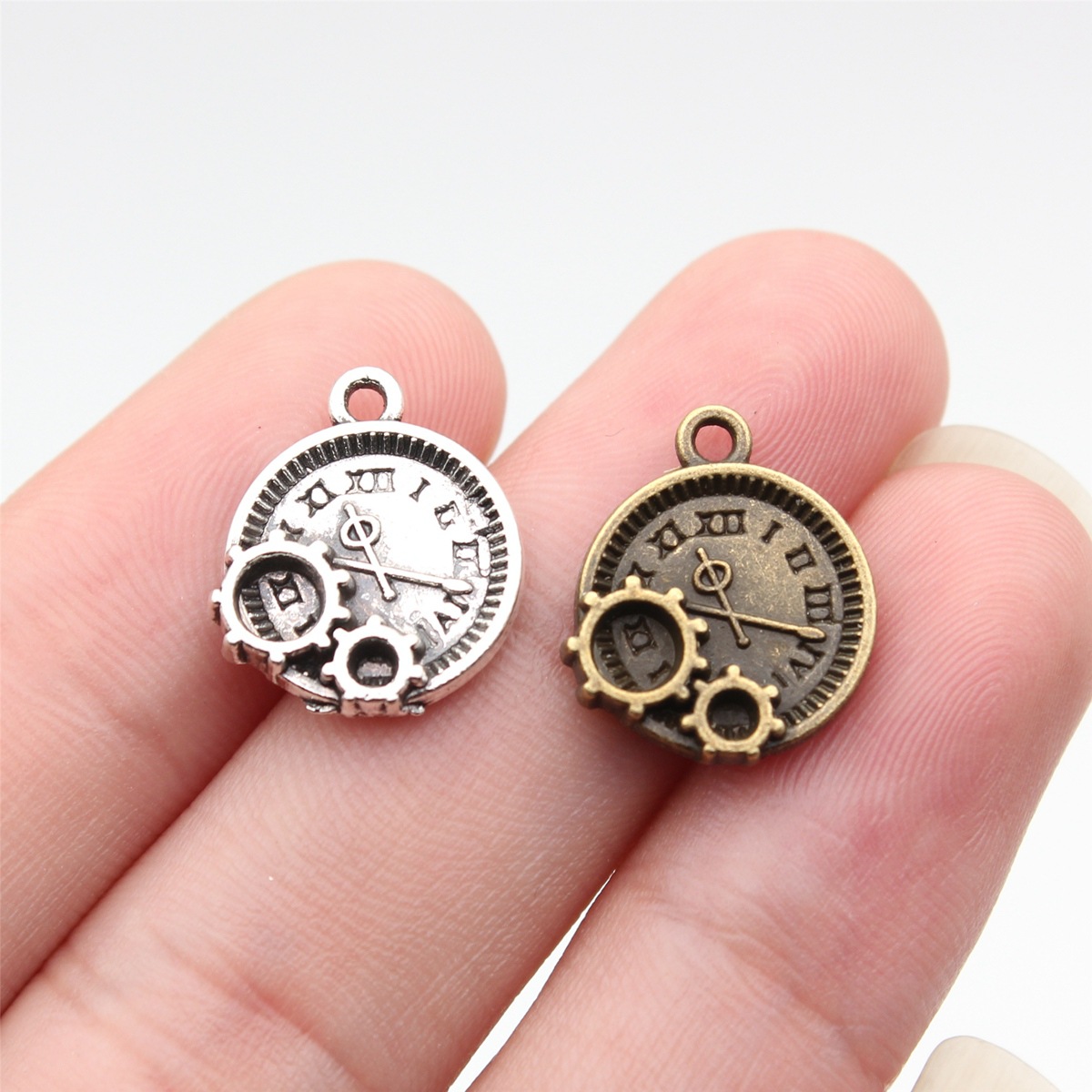 Vintage Fashion Online - WYSIWYG 10pcs 16x14mm 2 Colors Antique