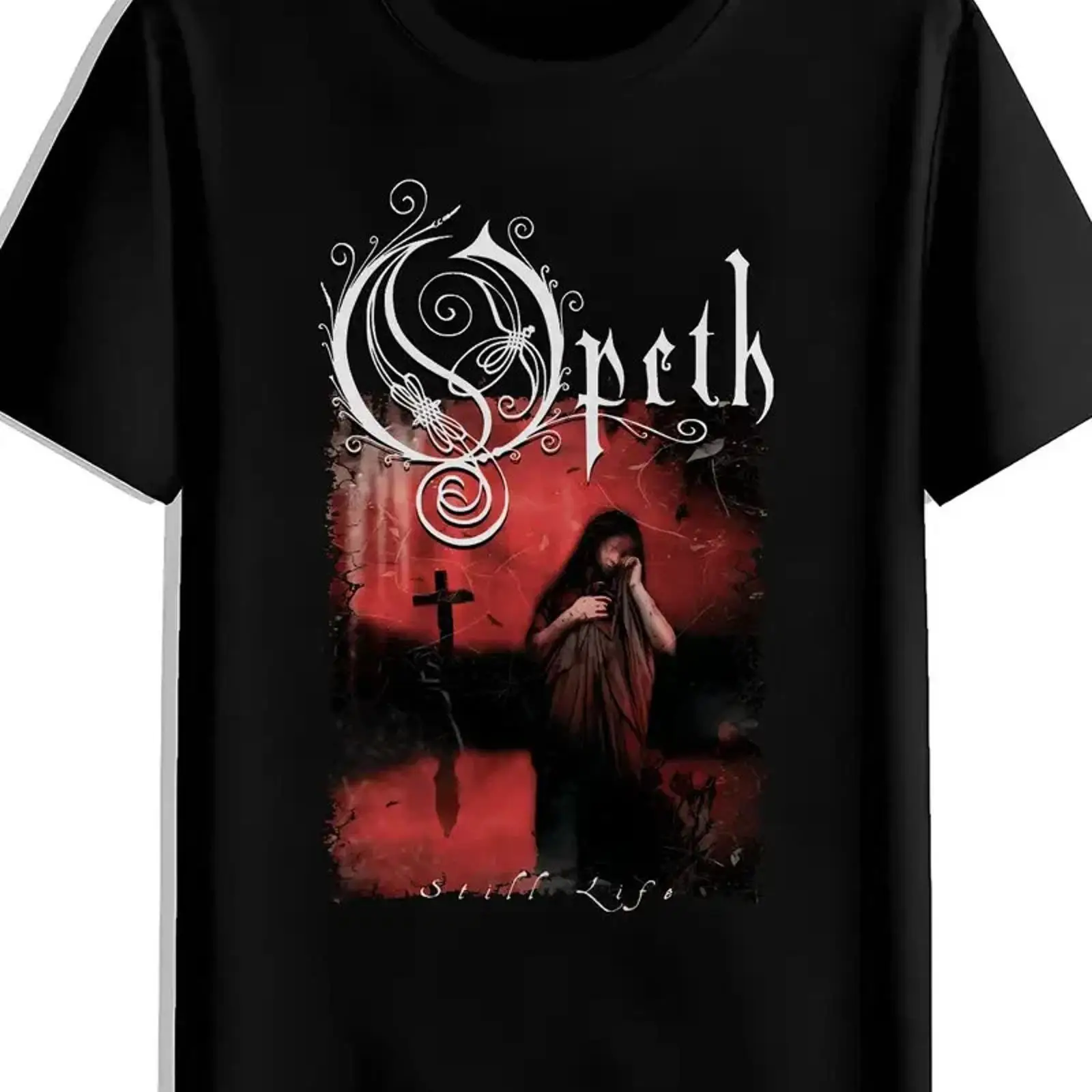Vintage Fashion Icons - Men's Black Opeth Inspired Gothic Rock