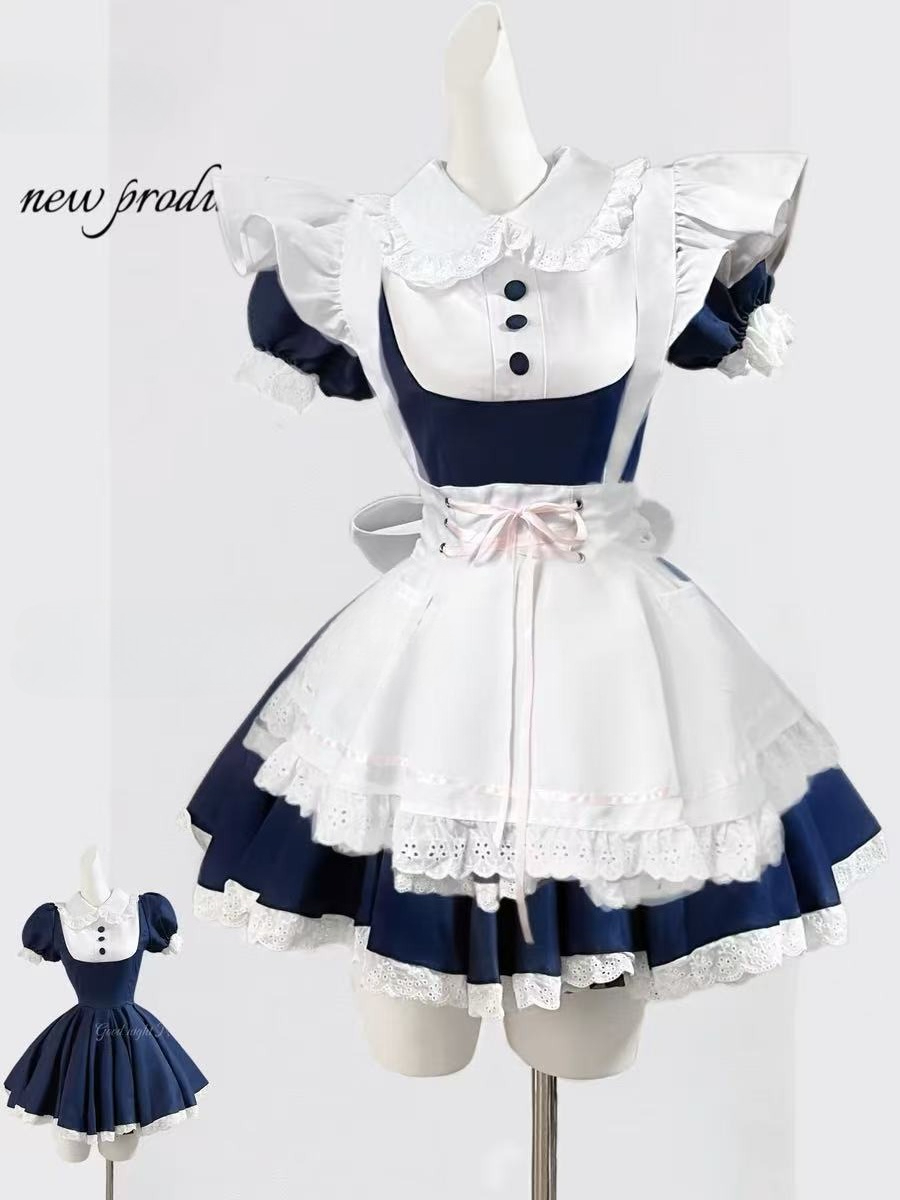 Vintage Fashion Pieces - Gothic Black Lolita 3 Piece Dresses