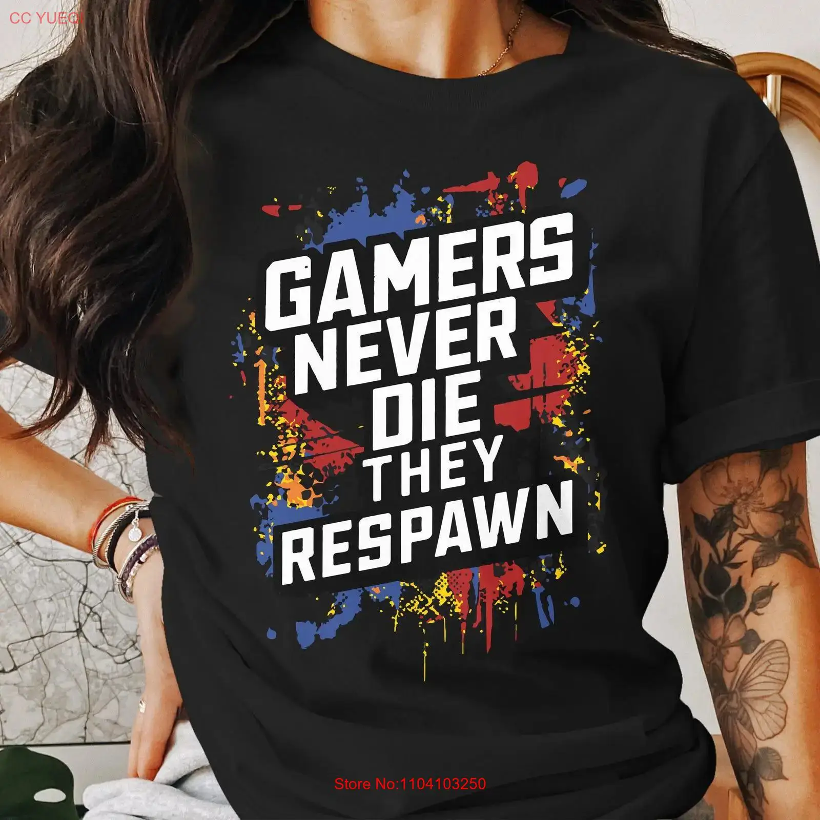 Vintage Fashion Video - Gamers Never Die They Respawn T