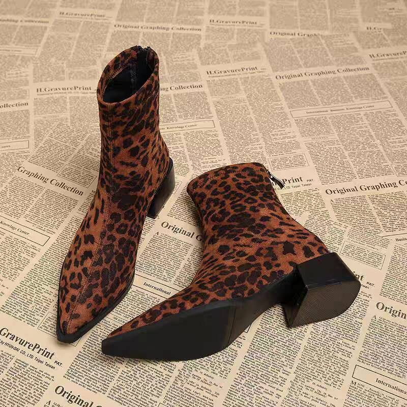 Vintage Fashion Online - New Low Heel Women Mordern Ankle