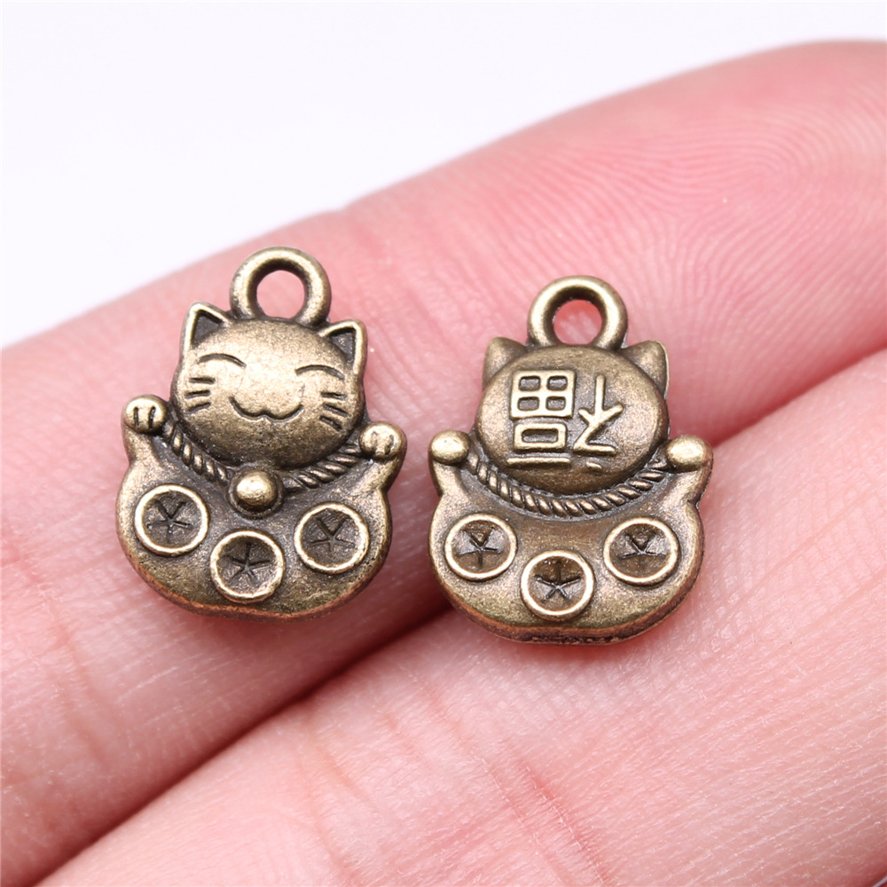 Vintage Fashion Online - 10pcs 15x11mm 3 Colors Antique Silver