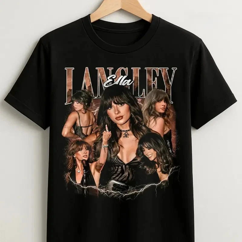 Vintage Fashion Collage - Ella Langley Vintage Collage Portrait T