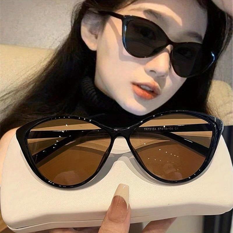 Vintage Fashion Pieces - 1Pc Retro Frame Cat Eye Sunglasses