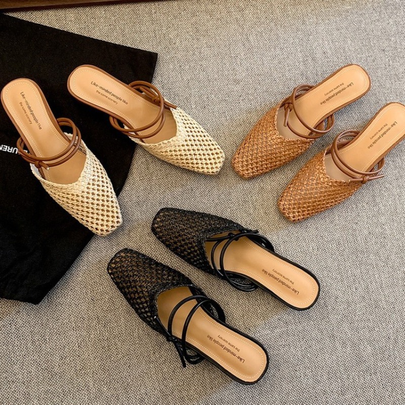 YUYIN Vintage Woven Slip-on To - Vintage Old Fashion ulasan dan harga