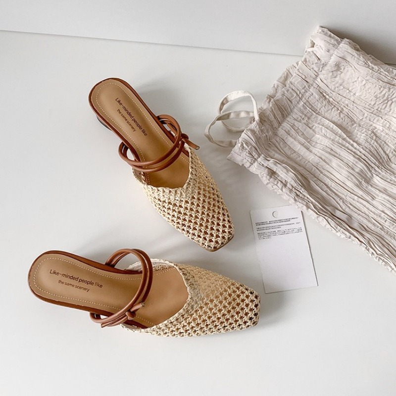 YUYIN Vintage Woven Slip-on To - Vintage Old Fashion ulasan dan harga