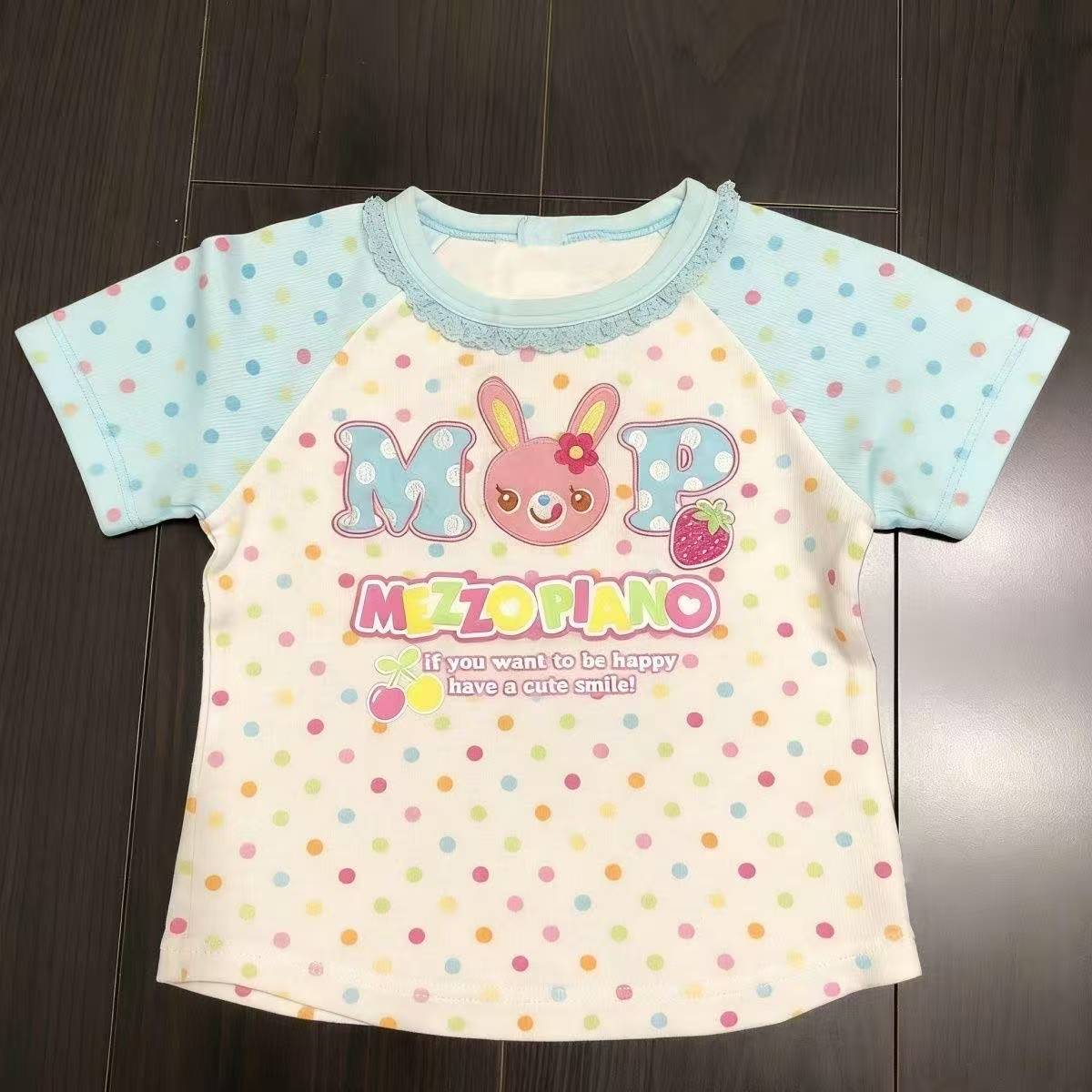 Vintage Kawaii Cute Short Slee - Vintage Y2K ulasan dan harga