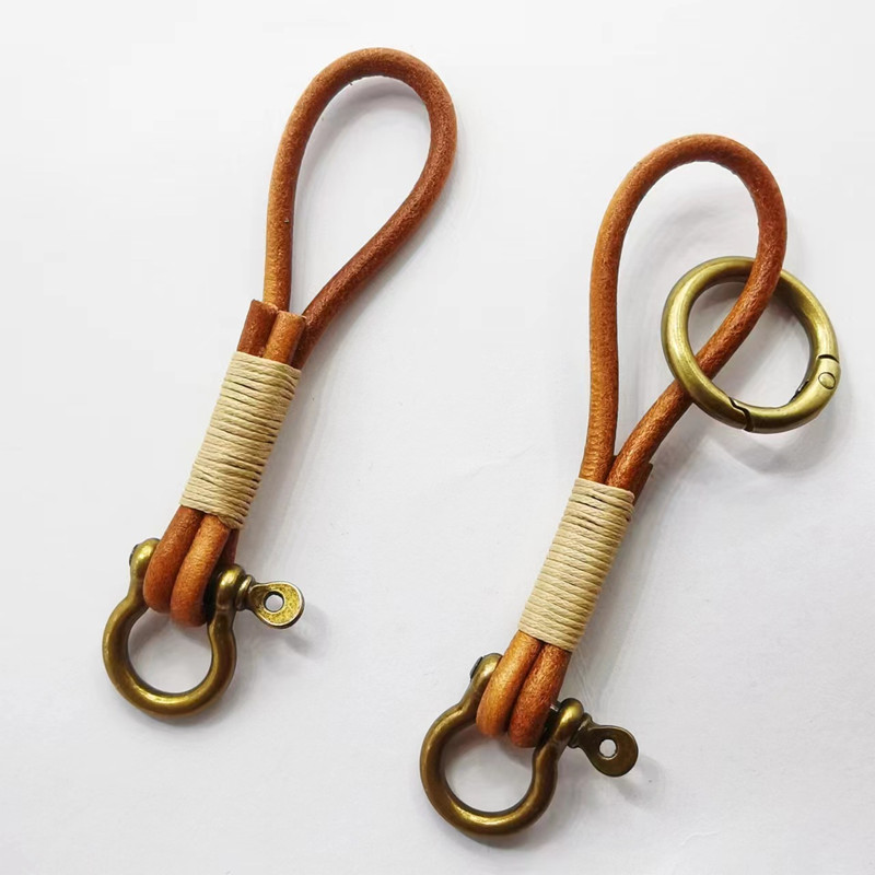 Leather Lanyard Hook Retro Cow - Vintage Fashion Ornaments ulasan dan harga