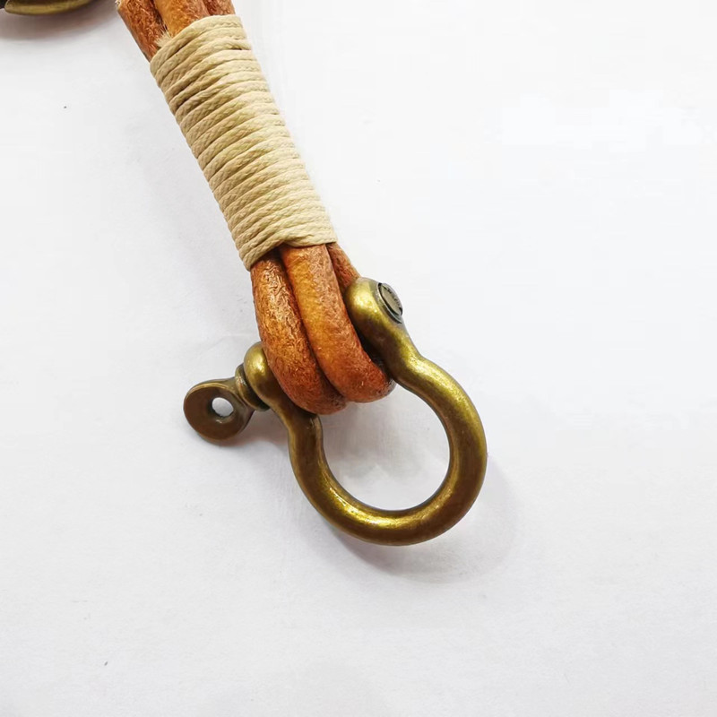 Leather Lanyard Hook Retro Cow - Vintage Fashion Ornaments ulasan dan harga