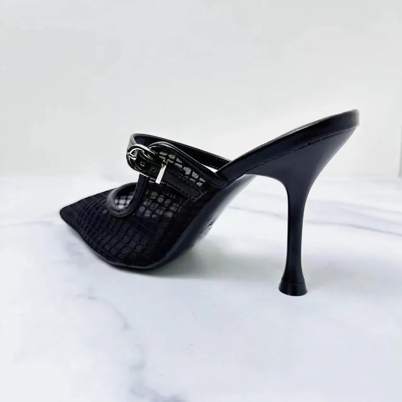 Summer Mesh Vintage High Heels - Vintage Old Fashion ulasan dan harga
