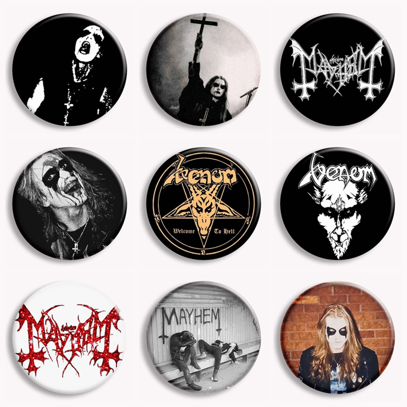 Rock Mayhem Band Soft Button P - Vintage Fashion Collection ulasan dan harga