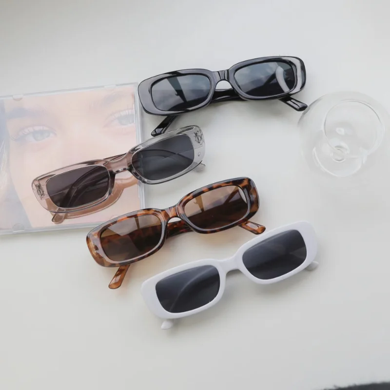 Vintage Small Square Sunglasse - Vintage Fashion De ulasan dan harga
