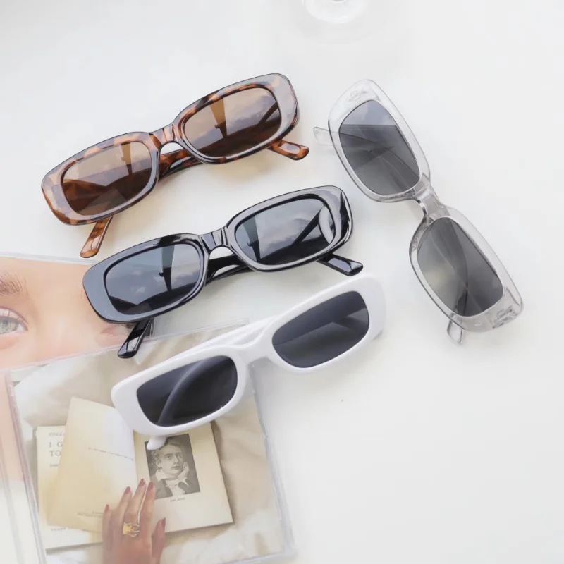 Vintage Small Square Sunglasse - Vintage Fashion De ulasan dan harga