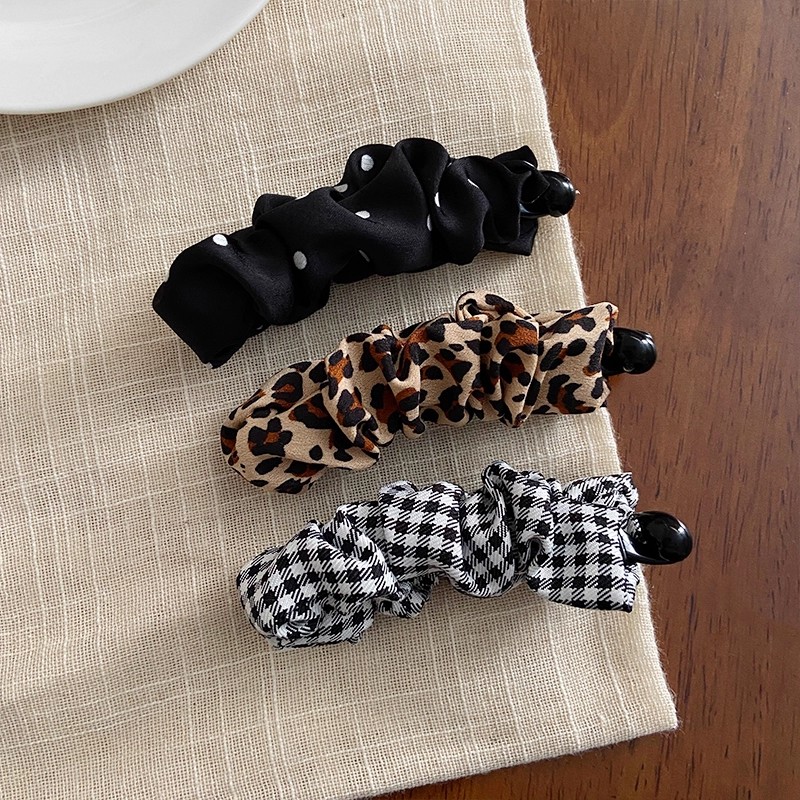 Vintage Leopard Print Dot Plai - Vintage Fashion Ornaments ulasan dan harga
