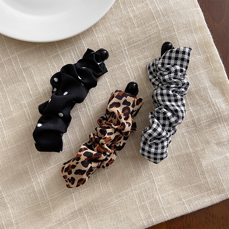 Vintage Leopard Print Dot Plai - Vintage Fashion Ornaments ulasan dan harga