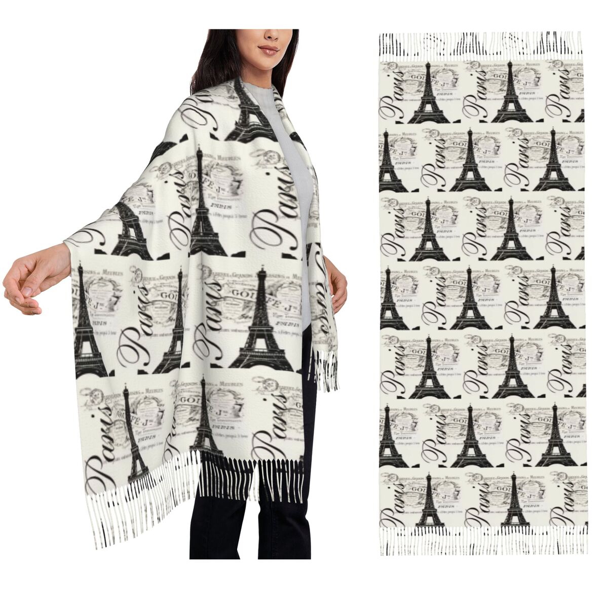 Vintage Eiffel Tower Romantic  - Vintage Fashion Paris ulasan dan harga