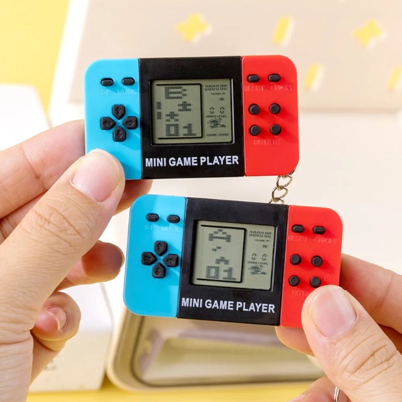 Mini Pocket Tetris Game Gadget - Vintage Fashion Ornaments ulasan dan harga