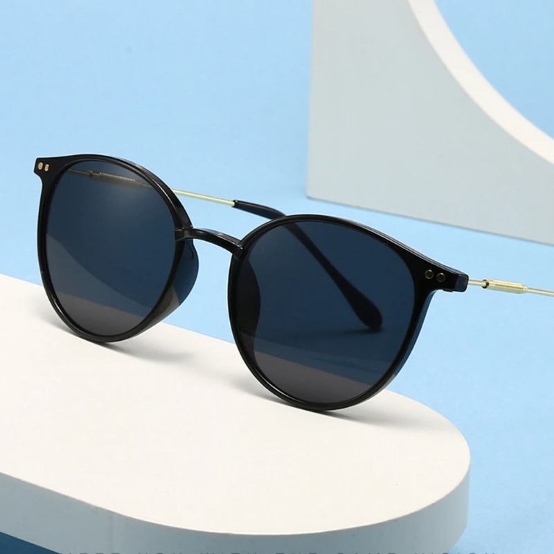 New Round Vintage Sunglasses W - Vintage Fashion De ulasan dan harga