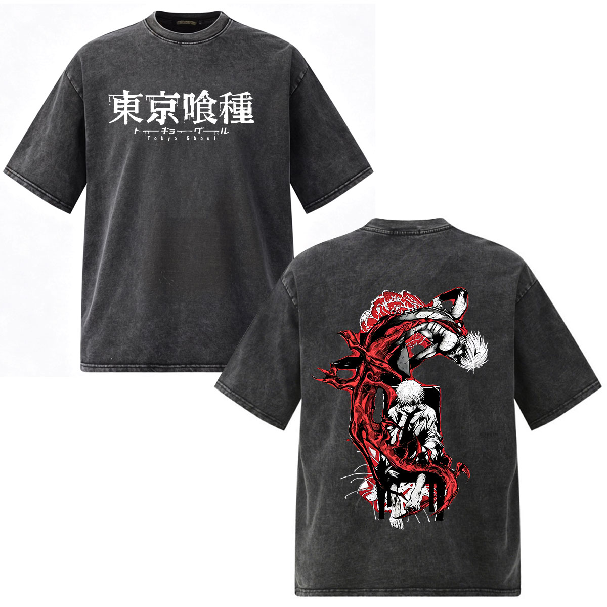 Anime Tokyo Ghoul Ken Kaneki T - Vintage Fashion In Tokyo ulasan dan harga