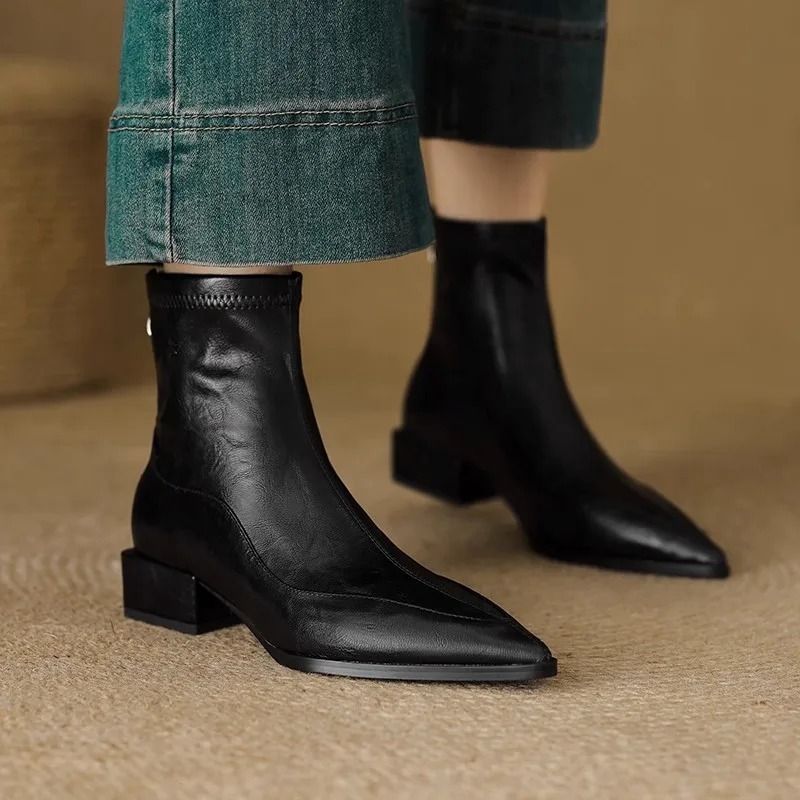 Fashion Vintage Thick Heels Wo - Vintage Fashion De ulasan dan harga