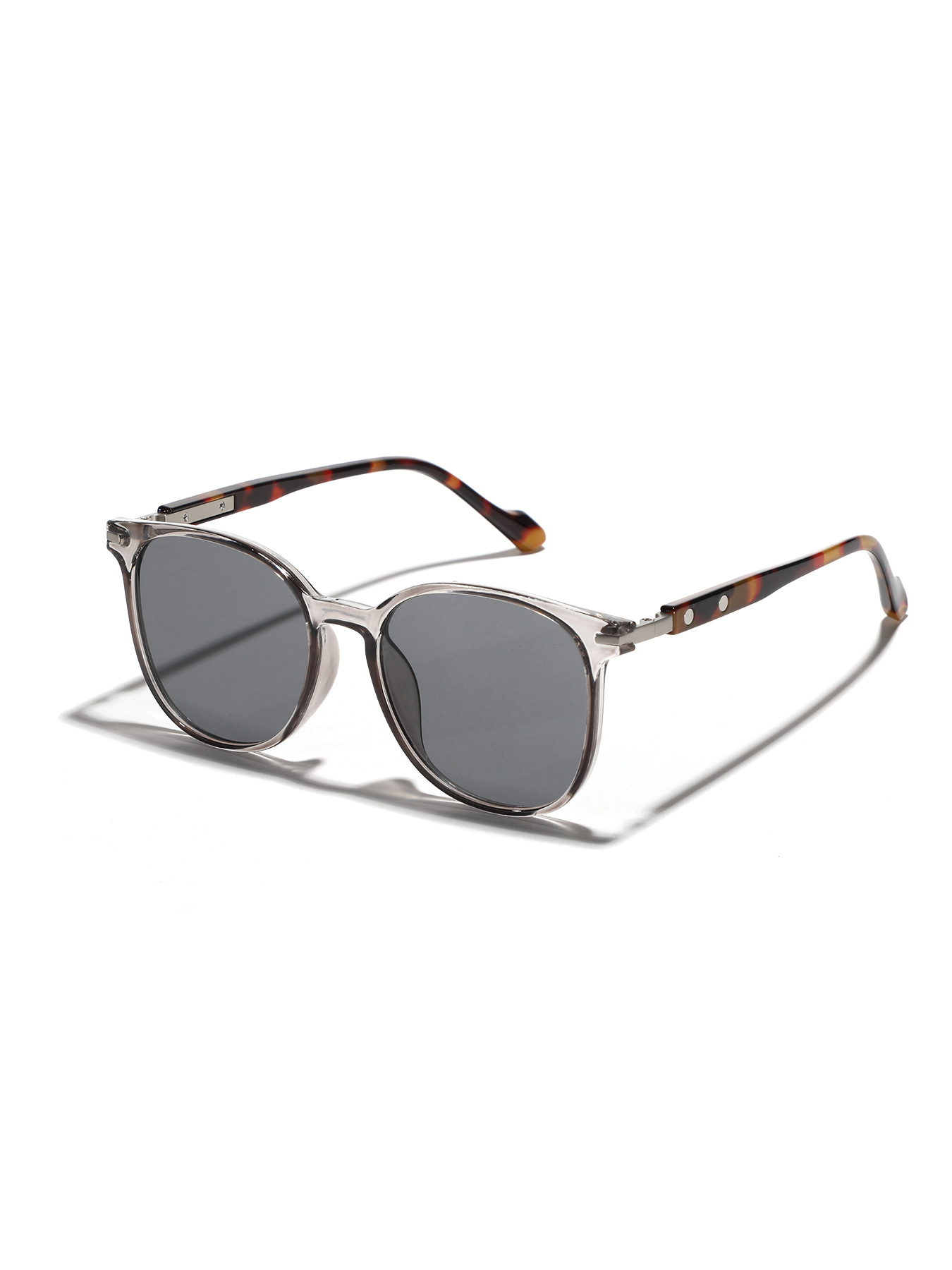Korean Vintage Round Sunglasse - Vintage Fashion Instagram ulasan dan harga
