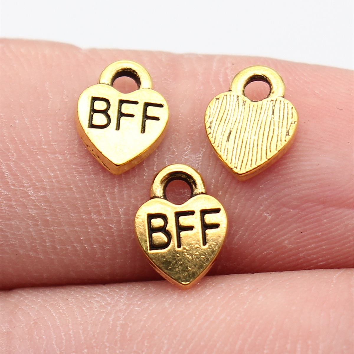 40pcs 9.3x7mm Antique Gold Col - Vintage Fashion Online ulasan dan harga