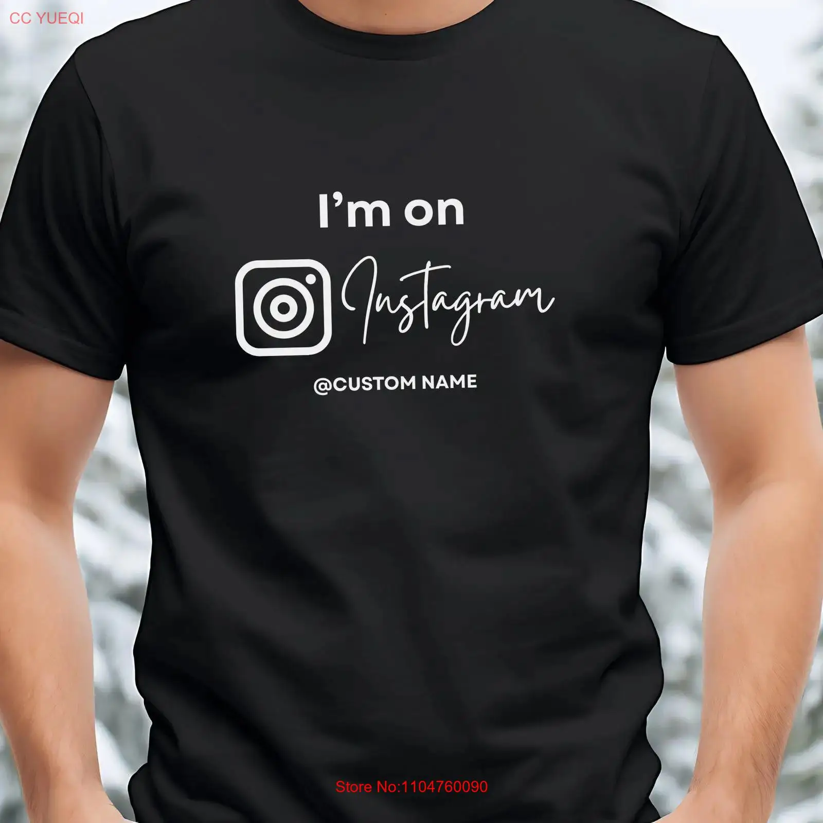 Instagram T Shirt I'm On Custo - Vintage Fashion Instagram ulasan dan harga
