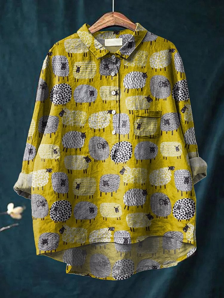 Vintage Lovely Sheep Art Patte - Vintage Fashion Patterns ulasan dan harga