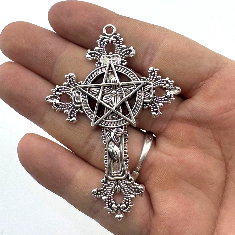2pcs 30x15mm Gothic Big Cross  - Vintage Fashion Online ulasan dan harga