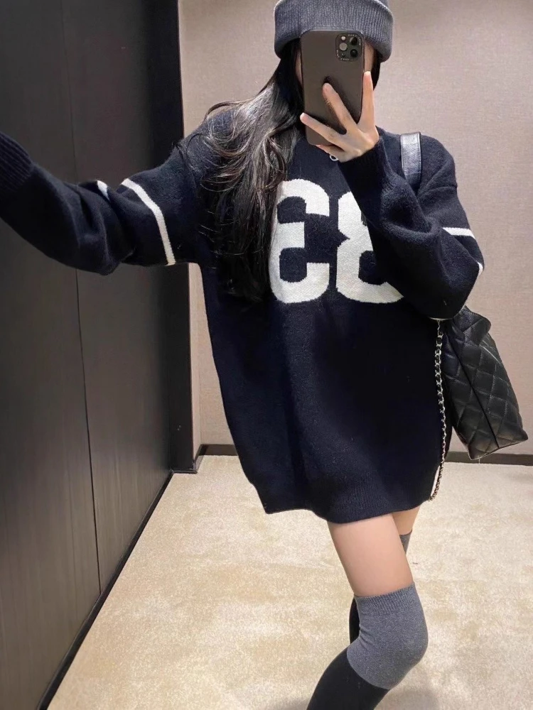 Y2K Vintage Knitted Sweater Wo - Vintage Y2K ulasan dan harga