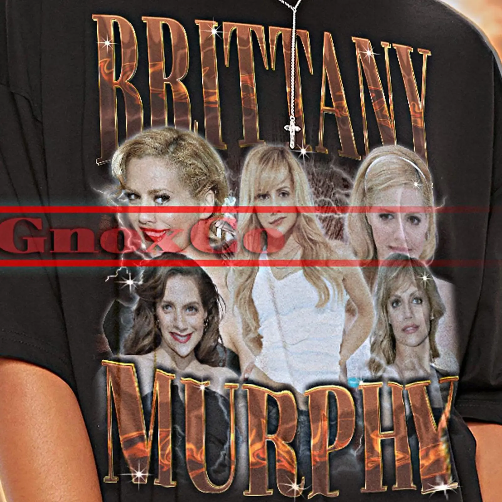 Brittany Murphy Retro 90s T Sh - Vintage Fashion Collage ulasan dan harga
