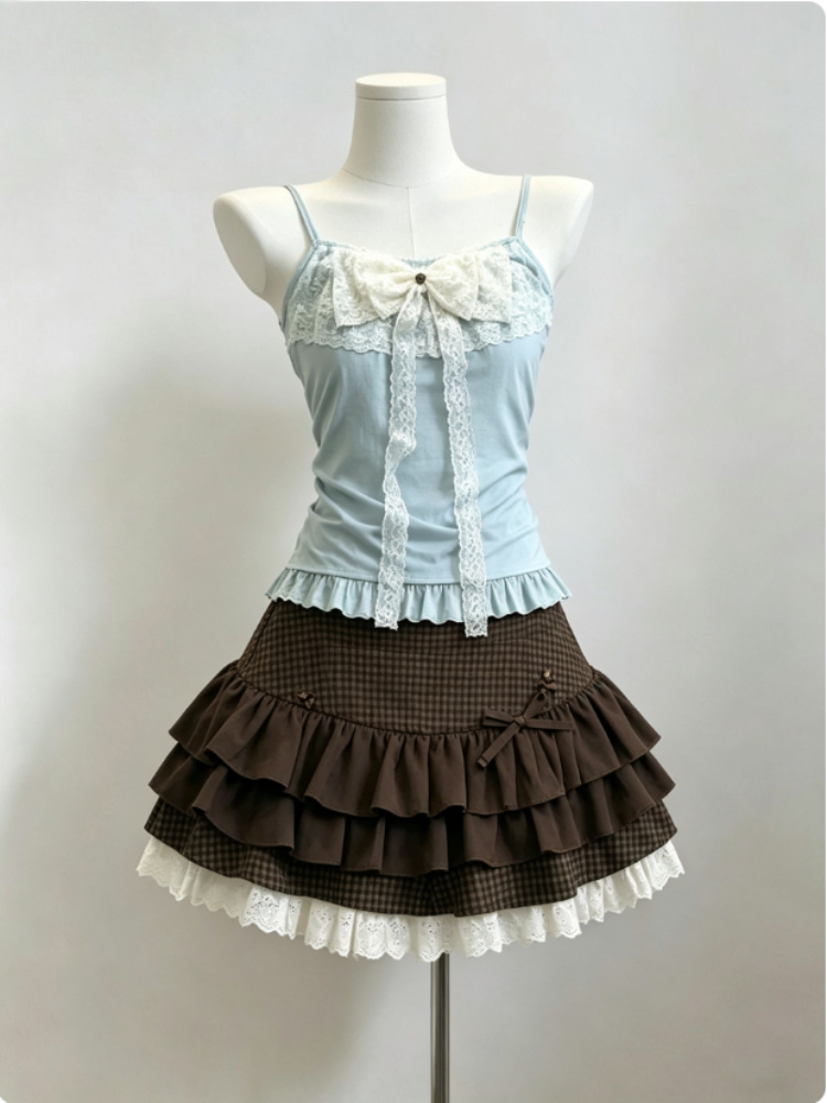 Korean Fashion Y2K Vintage 2 P - Vintage Fashion Pieces ulasan dan harga