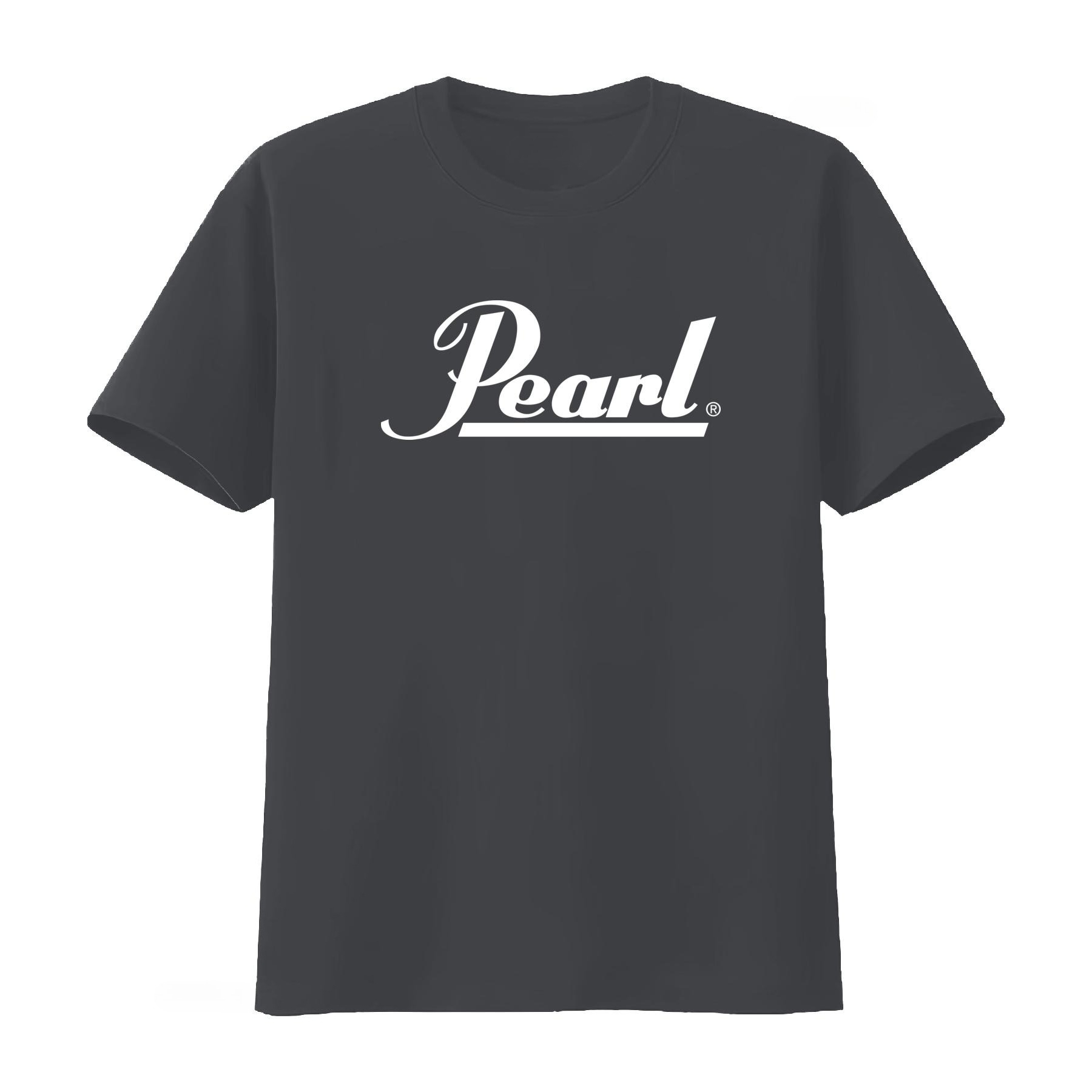 Pearl Drums Logo T Shirt Black - Vintage Fashion Icons ulasan dan harga