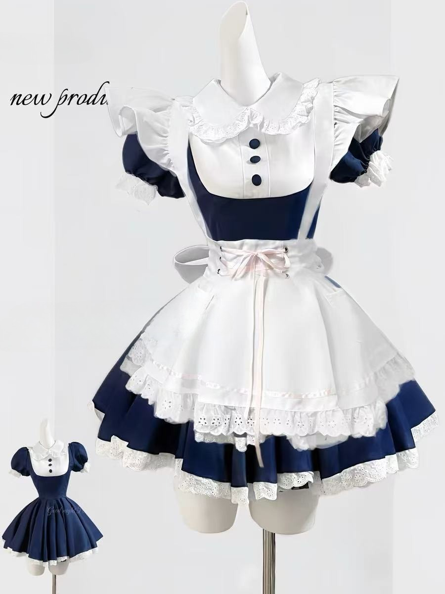Gothic Black Lolita 3 Piece Dr - Vintage Fashion Pieces ulasan dan harga