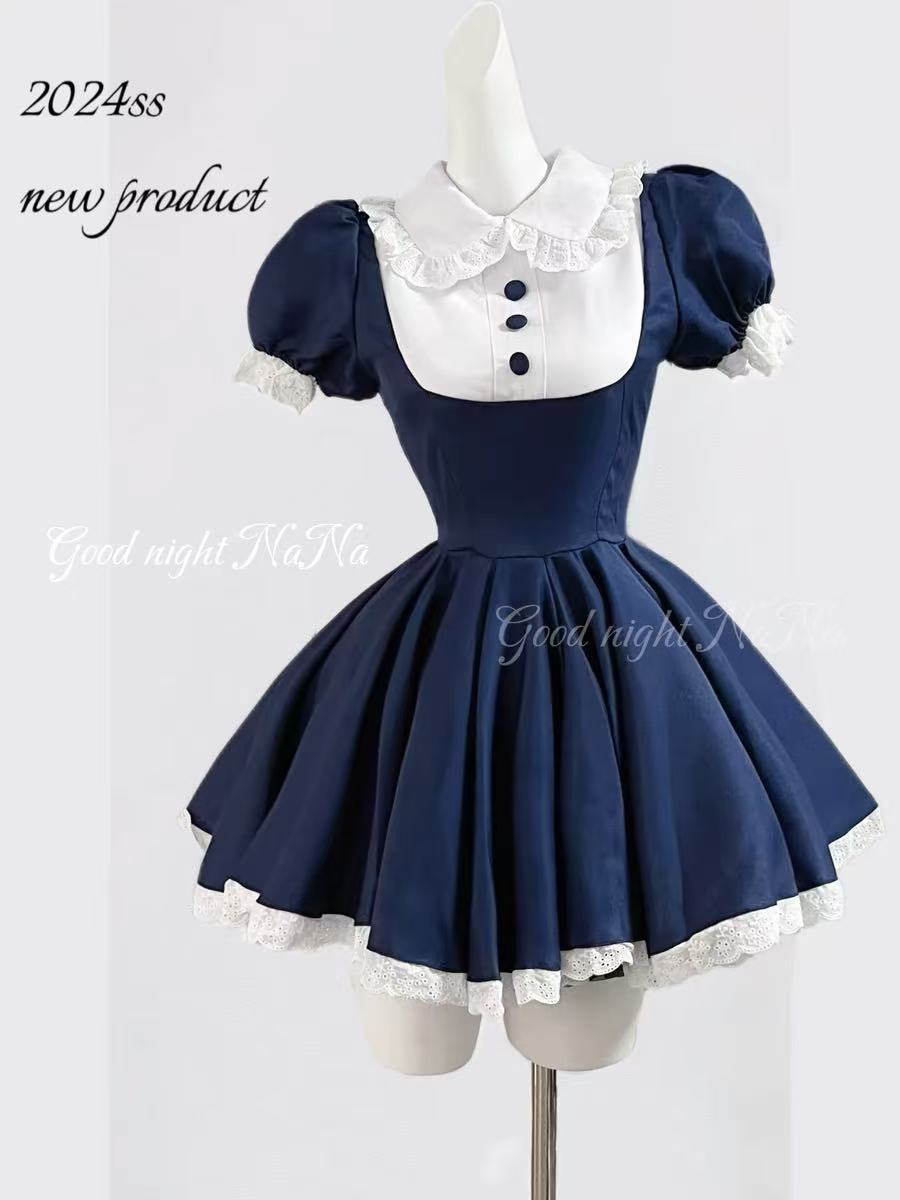 Gothic Black Lolita 3 Piece Dr - Vintage Fashion Pieces ulasan dan harga