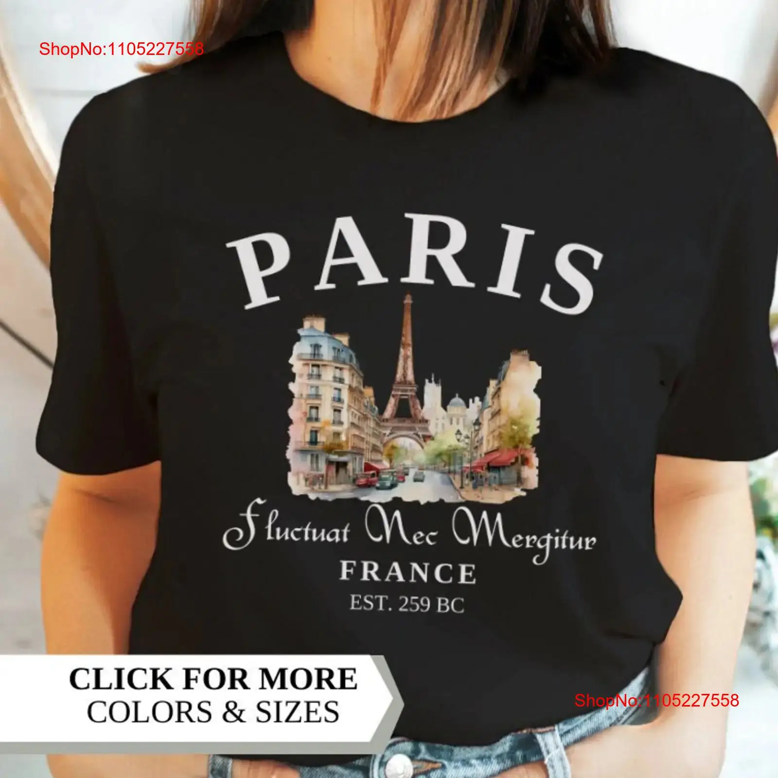 Paris T Shirt France Travel Vi - Vintage Fashion Paris ulasan dan harga