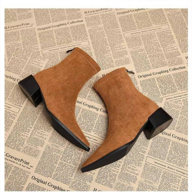New Low Heel Women Mordern Ank - Vintage Fashion Online ulasan dan harga