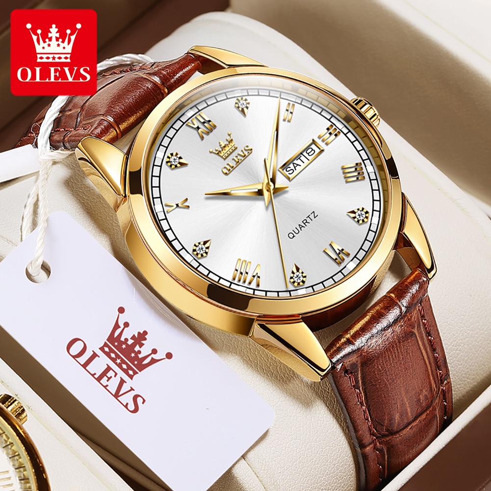 OLEVS Couple Watches Business  - Vintage Fashion Week ulasan dan harga