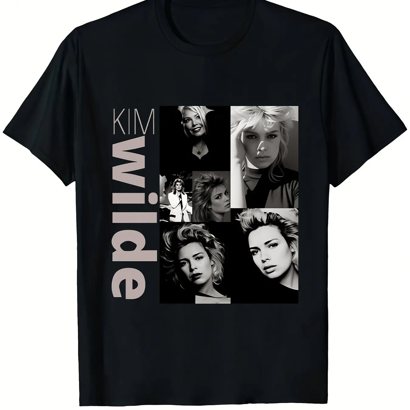 Kim Wilde Vintage Graphic T-Sh - Vintage Fashion Collage ulasan dan harga