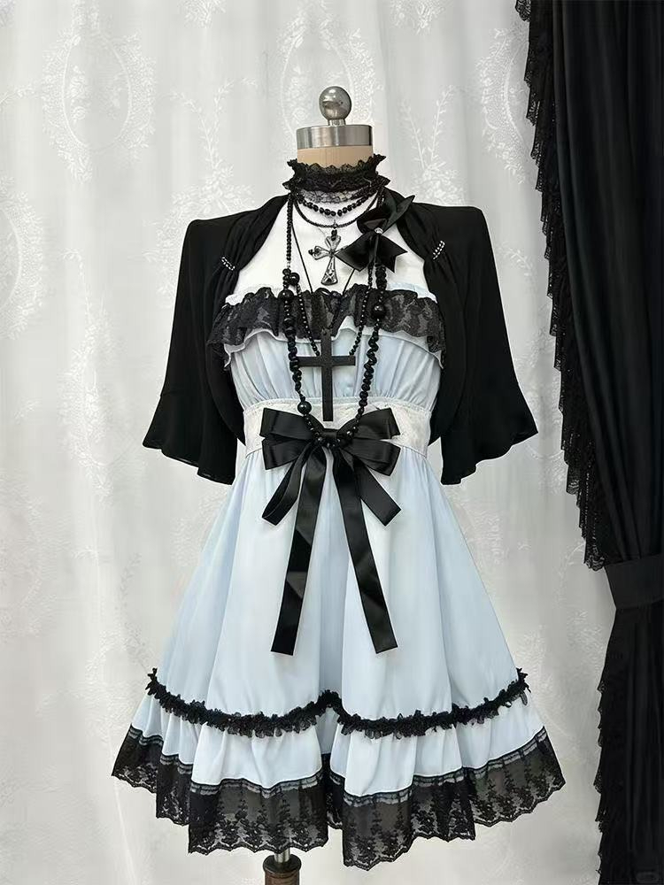Gothic Punk Fashion Cute 2 Pie - Vintage Fashion Pieces ulasan dan harga