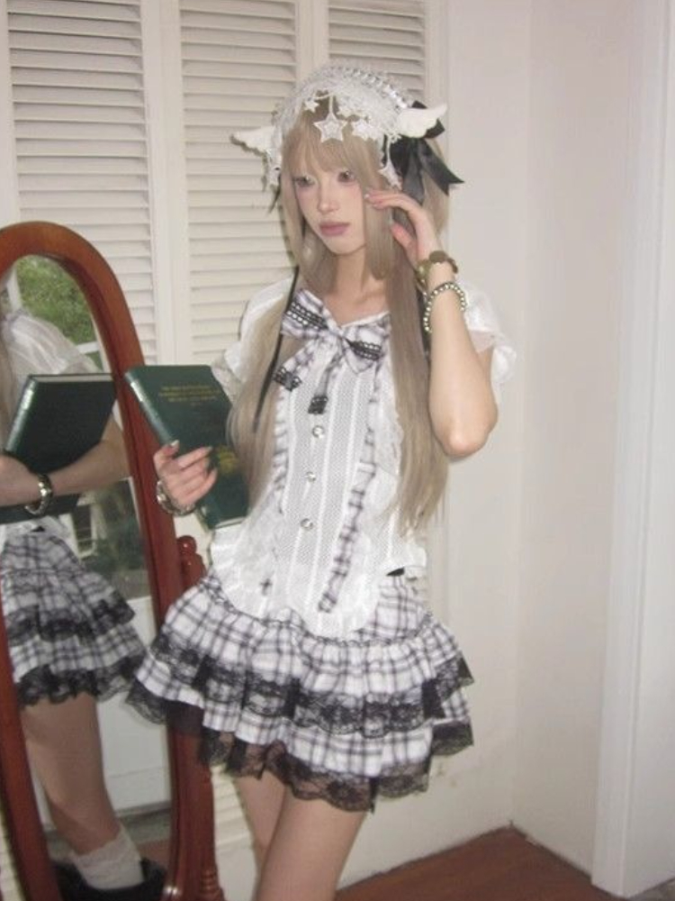 Japanese Sweet Preppy Style 2  - Vintage Fashion Pieces ulasan dan harga