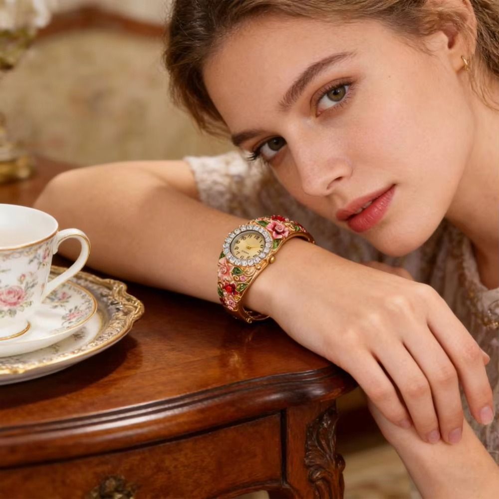 Rich In Flowers Vintage Watch  - Vintage Fashion Week ulasan dan harga