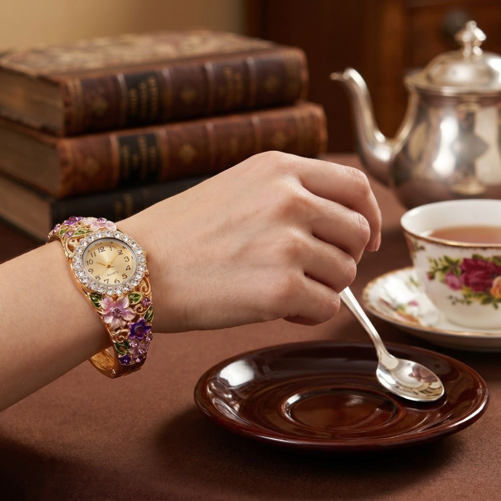 Rich In Flowers Vintage Watch  - Vintage Fashion Week ulasan dan harga
