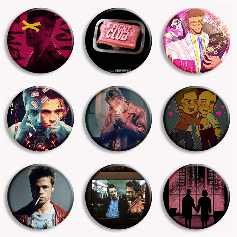 Retro Classic Movie Fight Club - Vintage Fashion Collection ulasan dan harga