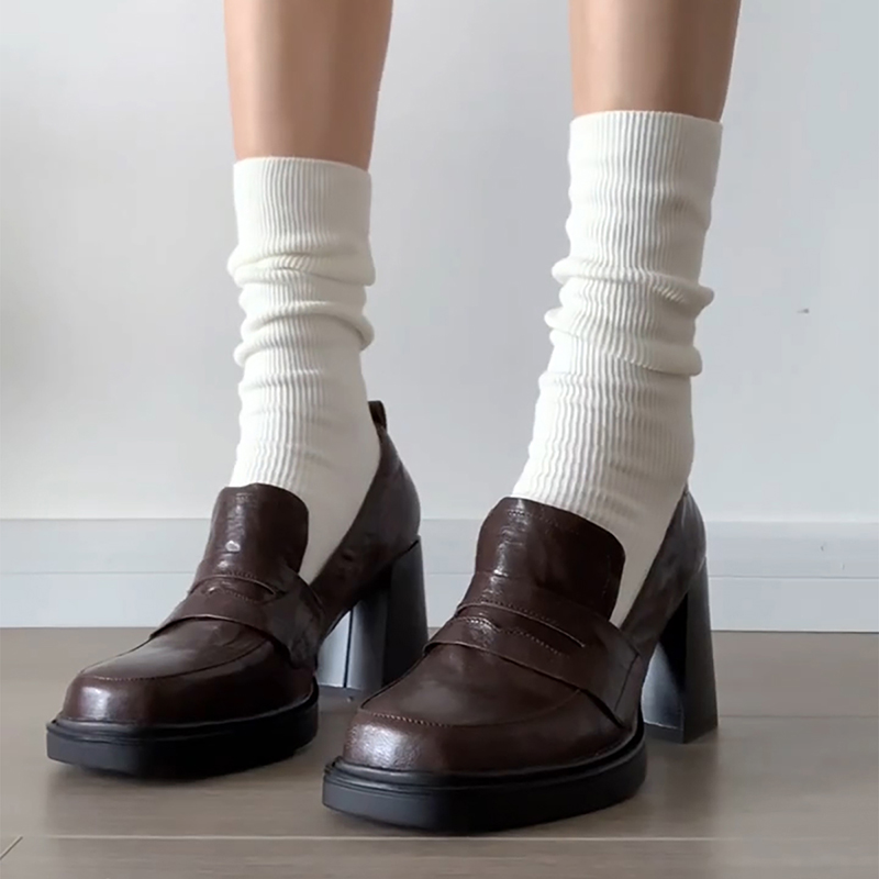 College Style Women Loafer Sho - Vintage Fashion Online ulasan dan harga