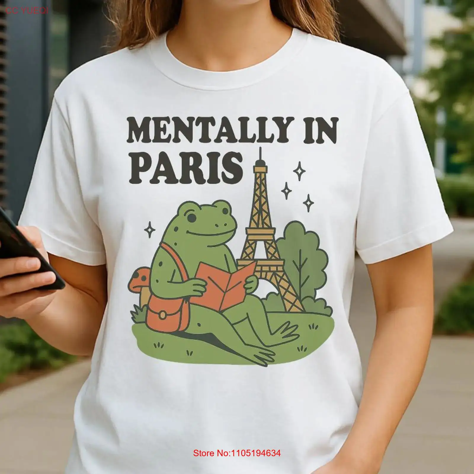 MENTALLY IN PARIS T Shirt Love - Vintage Fashion Paris ulasan dan harga