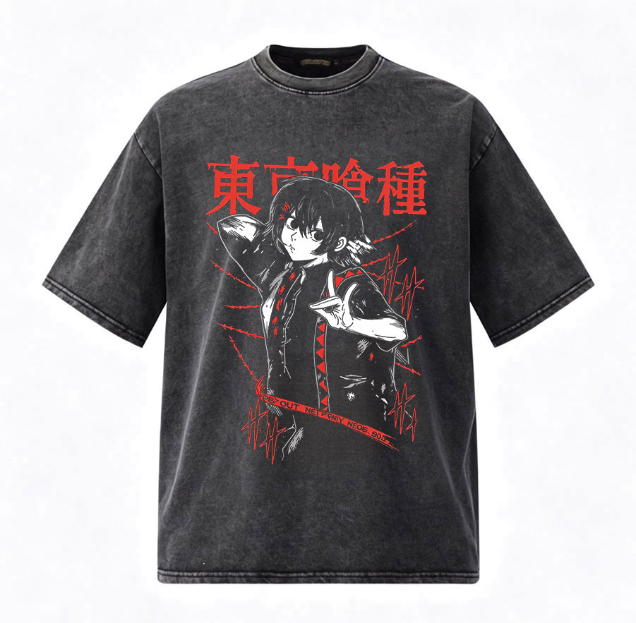 Vintage Washed Anime Tokyo Gho - Vintage Fashion In Tokyo ulasan dan harga